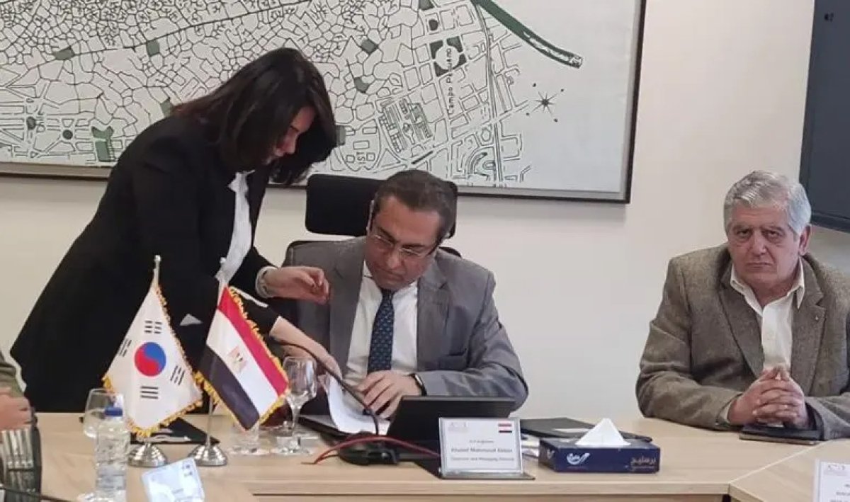 العاصمة الإدارية توقع مذكرة تفاهم مع الوكالة الوطنية للتشييد في كوريا الجنوبية لتبادل الخبرات