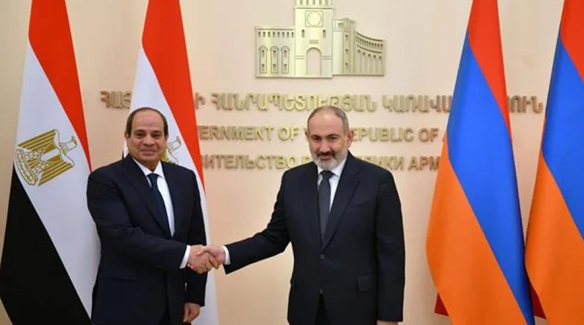 الرئيس السيسي يعقد مباحثات مع رئيس الوزراء الأرميني