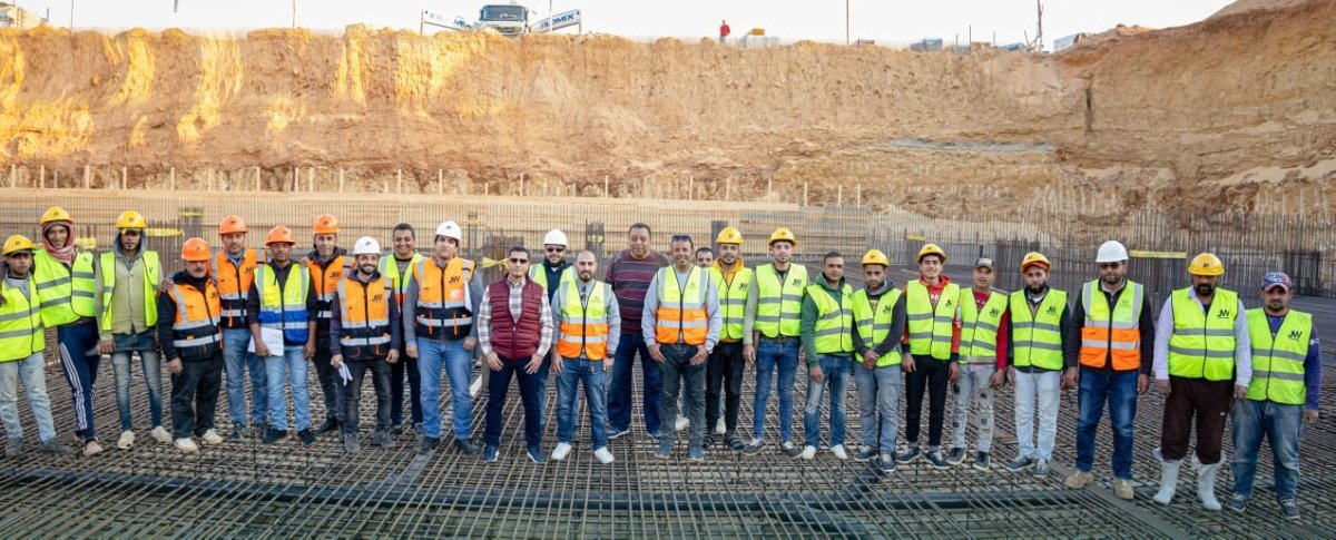 " كونتكت للتطوير العقارى" تبدأ تنفيذ أعمال الخرسانة  لمشروع " Mercury Business Complex" 