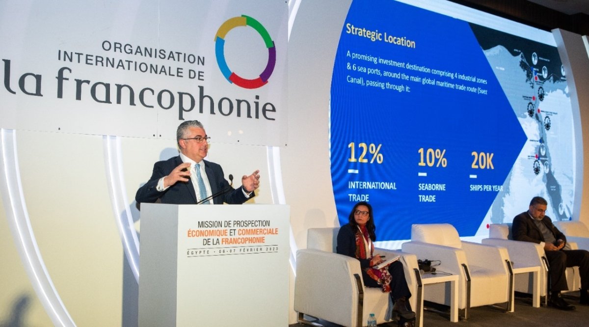 رئيس اقتصادية قناة السويس يشارك بالمنتدى الاقتصادي للمنظمة الفرانكفونية