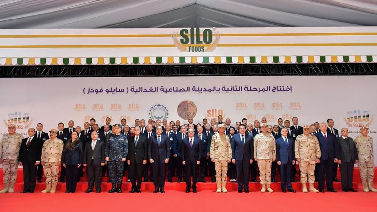 الرئيس السيسي يشهد افتتاح المرحلة الثانية من مجمع الصناعات الغذائية "سايلو فودز"