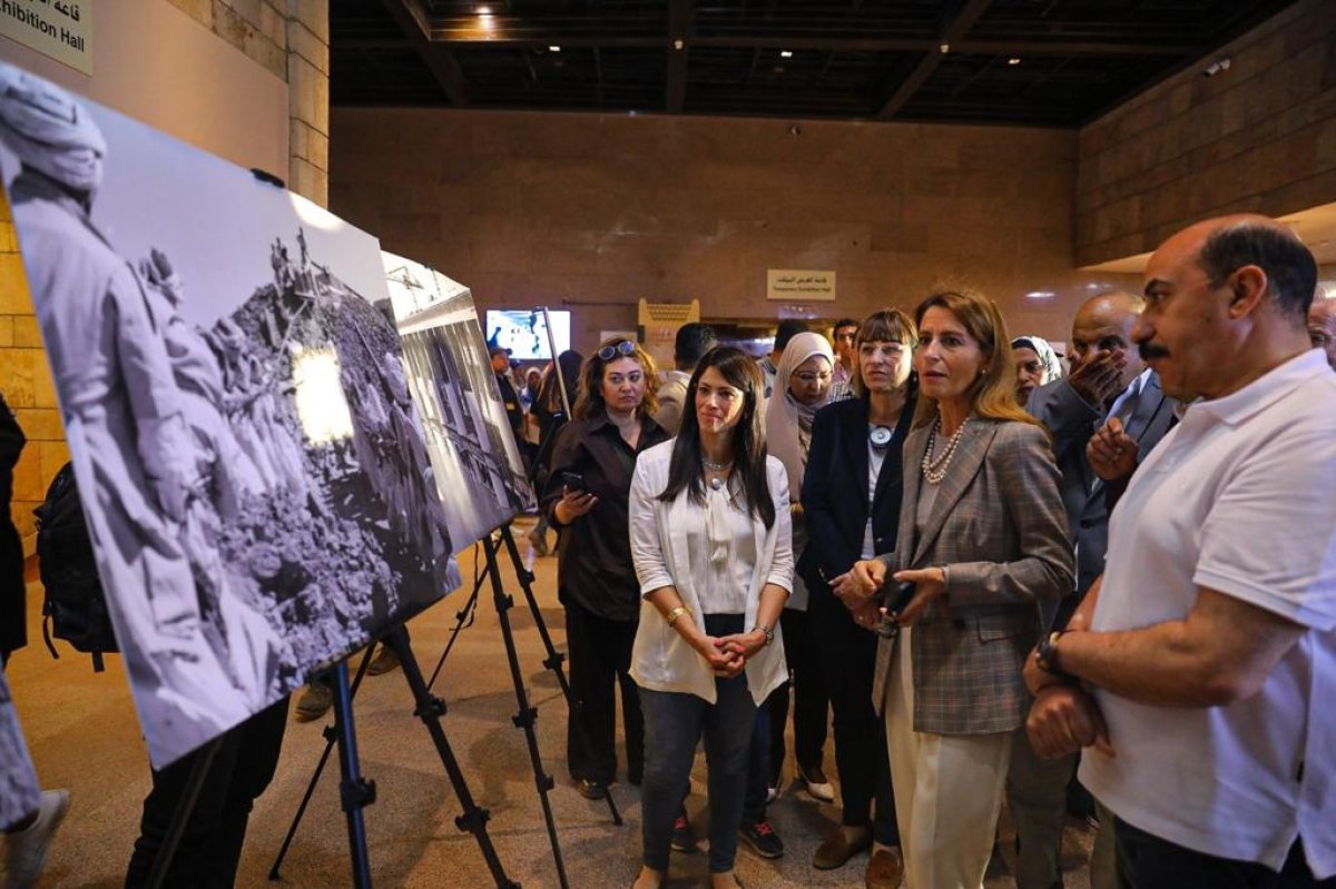 المشاط ومنسق اللأمم المتحدة ومحافظ أسوان يختتمون الجولة التفقدية بزيارة متحف النوبة