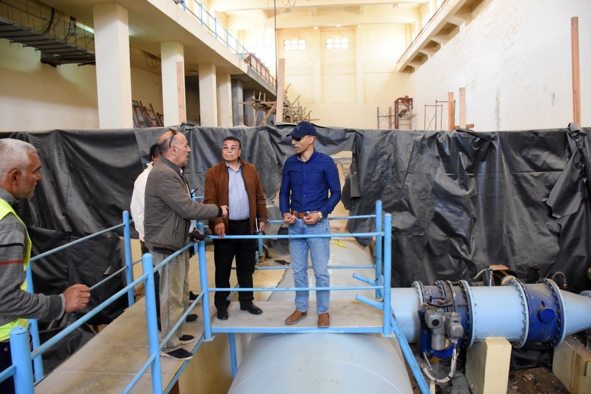 رئيس جهاز القاهرة الجديدة يتفقد محطة تنقية مياه الشرب ورافع مياه رقم 4 بالمدينة