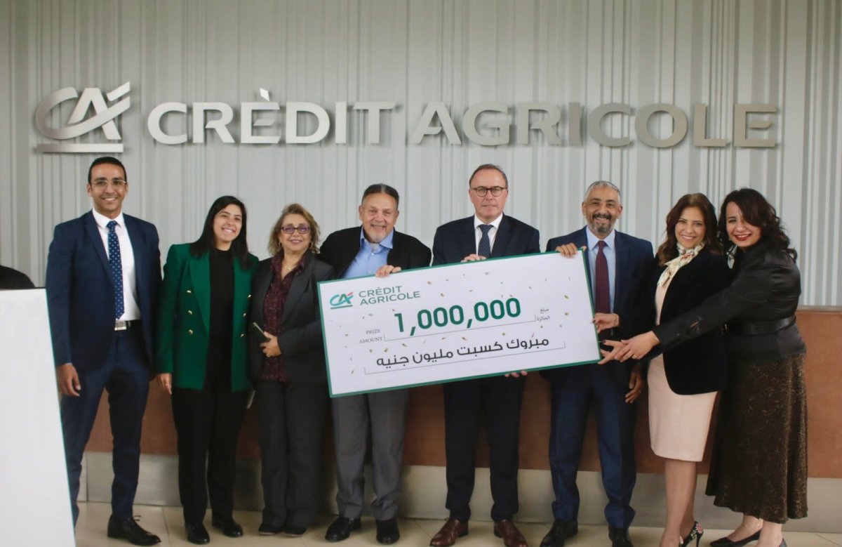 بنك كريدي أجريكول مصر يعلن الفائزين في حملة "كل يوم كسبان" 
