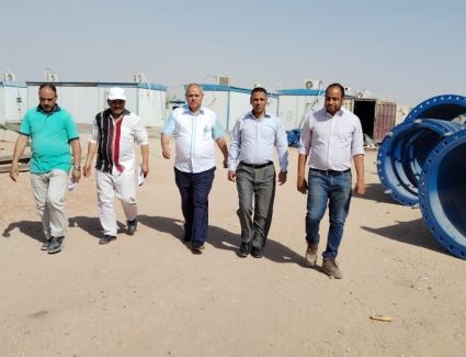 مسئولو " الإسكان " يتفقدون سير العمل بمشروعات المرافق والتطوير الجارية بمدينة بدر