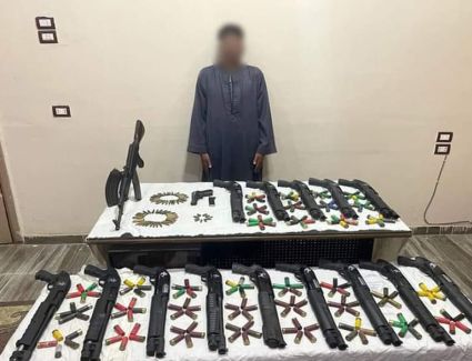 سقوط تاجر سلاح خلال حملة أمنية مكبرة بأسيوط 