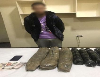 سقوط ديلر وبحوزته 15 كيلو لمخدر الهيدرو بشمال سيناء 