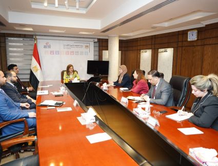 وزيرة التخطيط تلتقي رئيس  شركة هانيويل