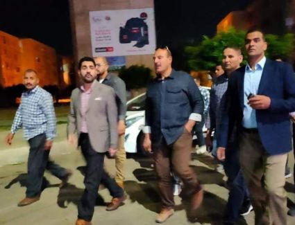 رئيس " جهاز النوبارية الجديدة " في جولة مسائية لمتابعة أعمال التطوير ورفع الكفاءة الجارية بالمدينة