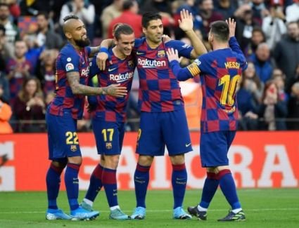 برشلونة يفوز على بلباو 0/1 بالدوري الإسباني