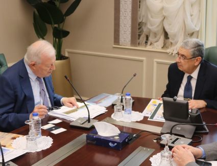 وزير الكهرباء يستقبل  رئيس شركة Jean De Nul البلجيكية لبحث التعاون المشترك