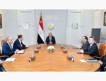 الرئيس السيسي يستقبل الرئيس التنفيذي لشركة أباتشي