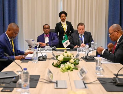 محافظ البنك المركزي المصري يلتقي مع رئيس مجموعة بنك التنمية الأفريقي