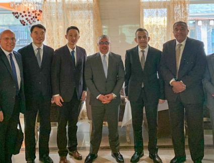 رئيس اقتصادية قناة السويس يلتقي رئيس صندوق التنمية الصيني الإفريقي