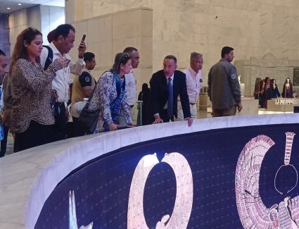 المتحف القومي للحضارة المصرية يشهد سلسلة من الزيارات الرسمية الهامة