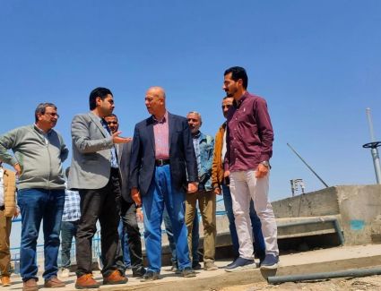 مسئولو " الإسكان " يتفقدون مشروعات المرافق والطرق الجارية بمدينة النوبارية الجديدة