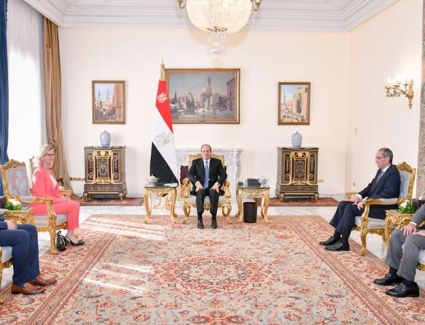 الرئيس السيسي يستقبل الأمين العام للاتحاد الدولي للاتصالات