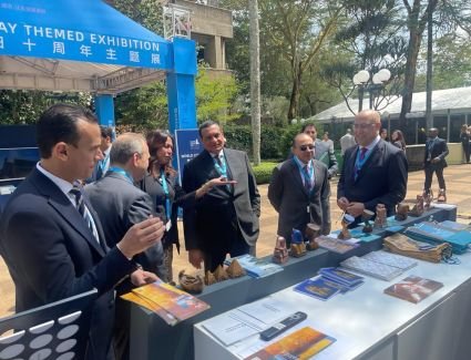 وزيرا الإسكان والتنمية المحلية يفتتحان الجناح المصري لبرنامج الأمم المتحدة للمستوطنات البشرية بنيروبى