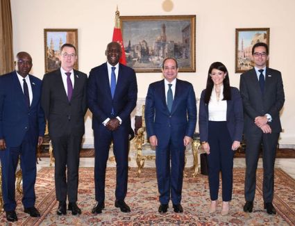 الرئيس السيسي يستقبل الرئيس التنفيذي لمؤسسة التمويل الدولية التابعة لمجموعة البنك الدولي