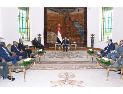 الرئيس السيسي يستقبل نائب رئيس مجلس السيادة السوداني