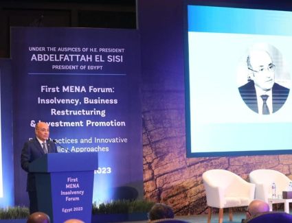 برعاية الرئيس.. وزير العدل يفتتح المنتدى الأول لمنطقة الشرق الأوسط وشمال افريقيا لإعادة هيكلة الأعمال وتشجيع الاستثمار