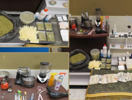 ضبط المتهمين بتصنيع الإستروكس بحوزتهم مخدرت بـ 4 ملايين جنيه