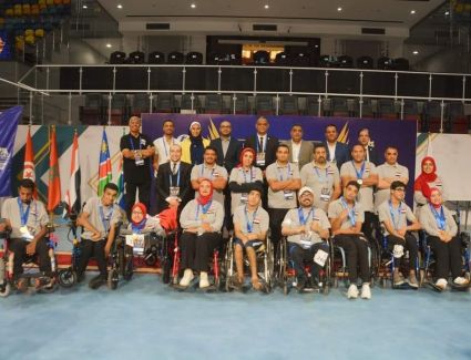 بنك مصر يهنىء منتخب مصر للبوتشا لفرق الزوجي في التأهل إلى بارالمبياد باريس 2024