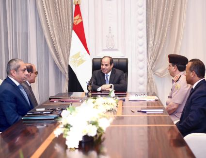 الرئيس السيسي يتابع الموقف التنفيذي لتطور الأعمال بالعاصمة الإدارية الجديدة