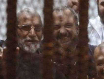 المؤبد "لبديع والبلتاجي وحجازي" في قضية اقتحام سجن العقرب 