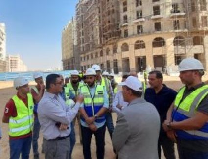 مسئولو العاصمة الإدارية الجديدة يتفقدون قطاع الإسكان بمنطقة الحي السكنى الخامس «R5»