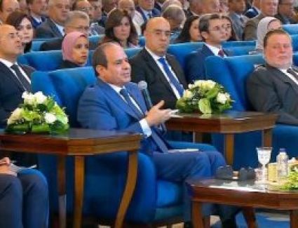 الرئيس السيسي: 450 مليار دولار  حجم الخسائر في عام 2011