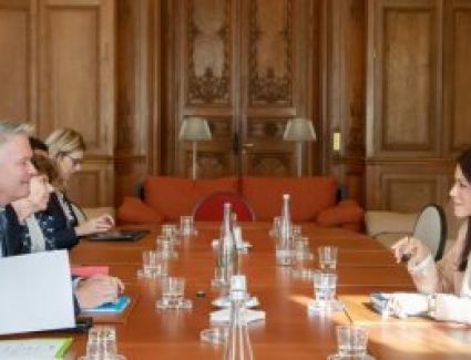 وزيرة التعاون الدولي تلتقي الأمين العام لمنظمة التعاون الاقتصادي