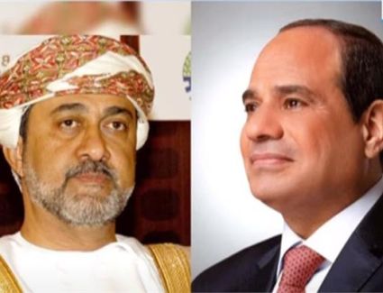 الرئيس السيسي يتلقى اتصالاً هاتفياً من سلطان عمان 