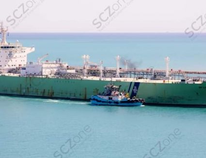 وصول أول سفينة بوتاجاز لميناء العين السخنة بحمولة 46 ألف طن