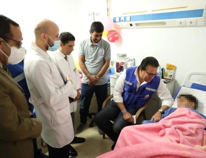 وزير الصحة يوجه بتوفير أطراف صناعية للمصابين من الأشقاء الفلسطينيين