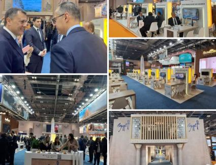 الجناح المصري ببورصة لندن للسياحة يشهد إقبالاً من الزوار باليوم الأول للمعرض