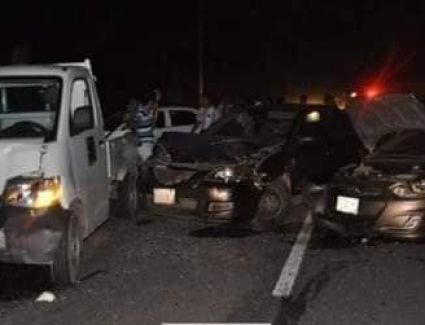 " جثث أشلاء و جثث أنشطرت نصفين "  مصرع 18 وأصابة 12 أخرين بحادث مروع بمدينةالصف