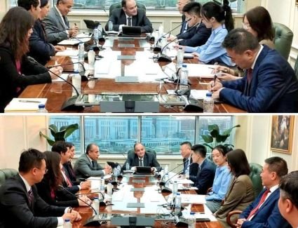  وزير التجارة يبحث مع وفد بنك الاستيراد والتصدير الصيني تعزيز سبل التعاون