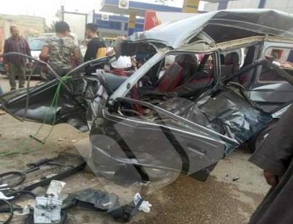 النيابة تأمر  بحبس سائق ميكروباص تسبب في مصرع واصابة 17 شخص بالبدرشين 