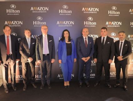 Amazon Developments, Hilton contract to manage a 5-star hotel within Capital Diamond Tower 