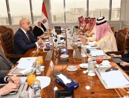 وزير الإسكان ووفد سعودي  يبحثان التعاون المشترك 