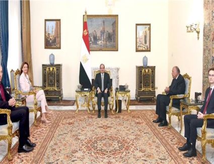 «السيسي» يستقبل وزيري خارجية سلوفينيا والبرتغال لبحث تطورات الأوضاع في غزة
