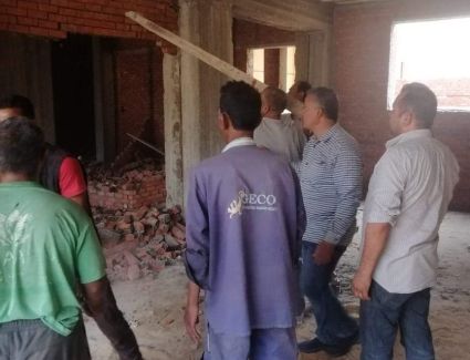 الإسكان: تنفيذ قرارات غلق وفصل مرافق بمنشآت وإزالة إشغالات بحملات بمدينة العبور