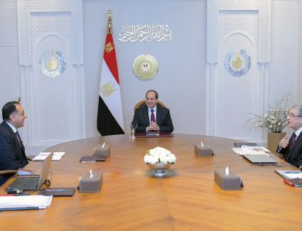 الرئيس السيسي يجتمع مع رئيس الوزراء لبحث جهود تفعيل المشروع القومي للإنتاج الزراعي "مستقبل مصر"