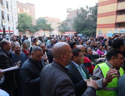 إقبال كبير على الانتخابات الرئاسية بمنشية ناصر