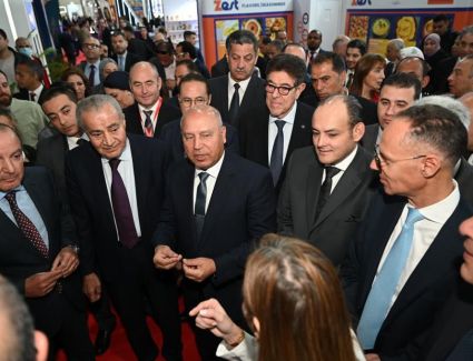 وزراء التموين والنقل والصناعة يفتتحون معرض " فوود افريكا" 2023 