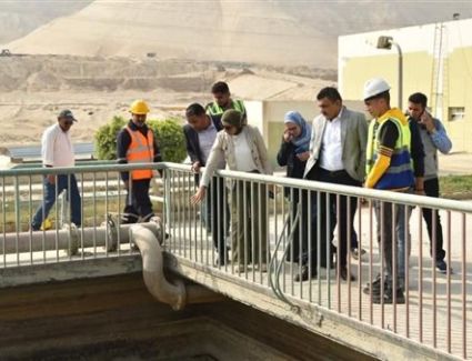 مسئولو الإسكان يتفقدون أعمال المرافق والمشروعات الجارية بمدينة السويس الجديدة