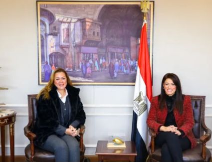 المشاط تبحث مع المديرة التنفيذية للأكاديمية الوطنية للتدريب تعزيز الشراكات الدولية بمجال التدريب