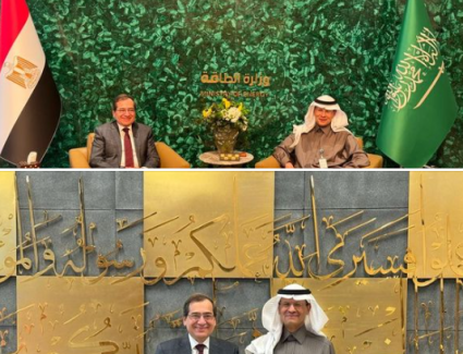 وزير البترول ونظيره السعودي يبحثان الموضوعات محل الاهتمام المشترك 