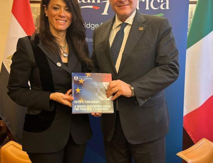 «المشاط» تبحث مع نائب وزير الخارجية الإيطالي برامج التعاون الثنائي ومبادلة الديون